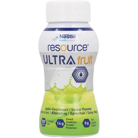 Buy Nestlé Resource Ultra Fruit Apple 4x200ml Kanela