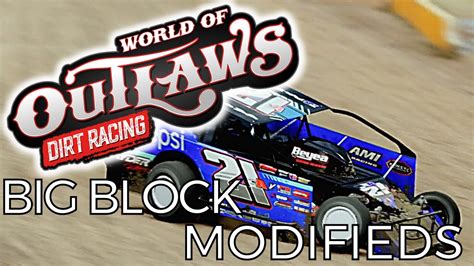 Big Block Modifieds At Cedar Lake Speedway World Of Outlaws Dirt