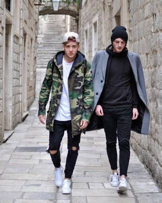 Comment Porter Une Parka Camouflage Verte Tenues Et Looks