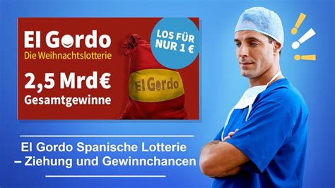 El Gordo Spanische Lotterie Ziehung Und Gewinnchancen YouTube