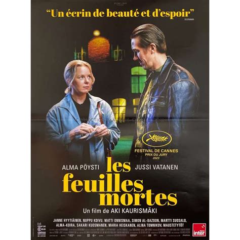 FALLEN LEAVES French Movie Poster - 15x21 in. - 2023