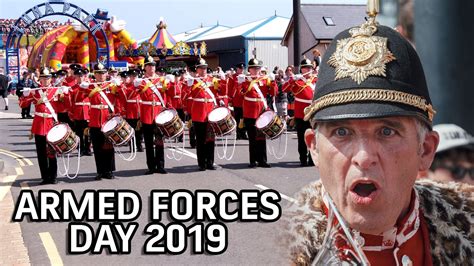 The Yorkshire Volunteers Armed Forces Day Scarborough 2019 Youtube