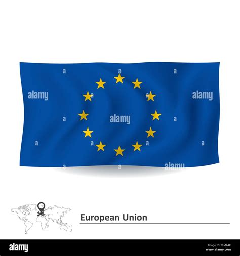 Flag Of European Union Vector Illustration Stock Vector Image And Art