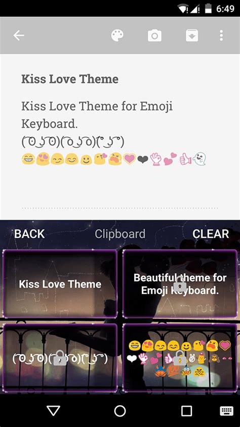 Kiss Love Emoji Keyboard Theme Emoji Emoji Keyboard