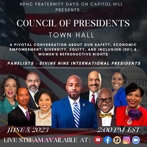 Phi Beta Sigma On Twitter Join Us For An Important Town Hall Meeting