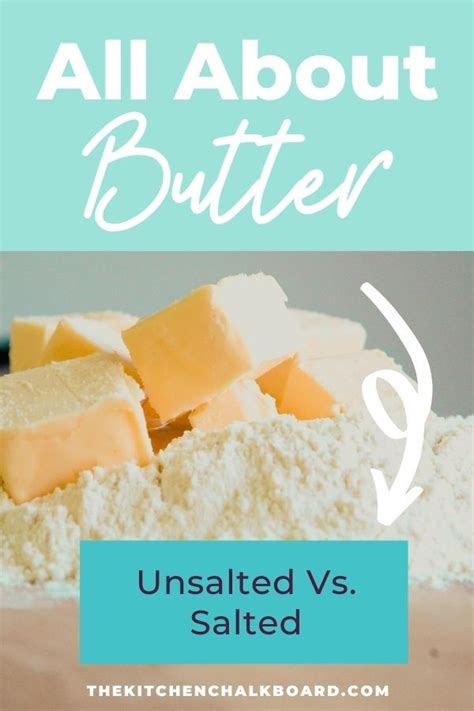 Butter Unsalted Vs Salted