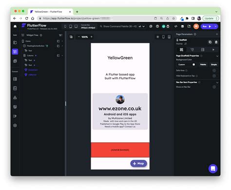 Ezone Building A Flutter Based App With Flutterflow Part A New App