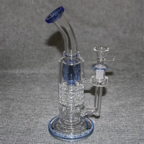 Bulk Order Recycler Glass Bong With Tournament Bowl Or Quartz Banger