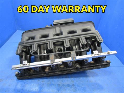 01 06 BMW E46 E39 E60 M54B30 3 0L Intake Manifold Fuel Rail Throttle