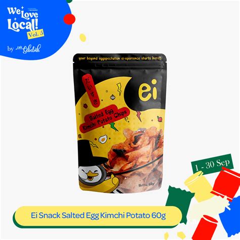 jual ei salted egg kimchi potato chips gr keripik kentang rasa
