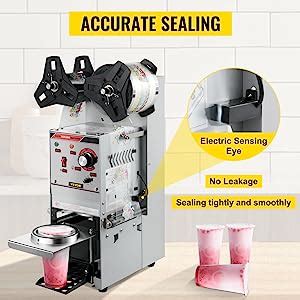 Amazon Vevor Semi Automatic Cup Sealing Machine Cup H Tea