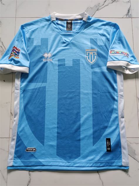 Neue Saison San Marino Home Fu Ball Trikots