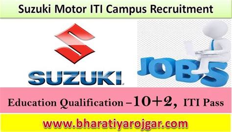 Suzuki Motor Iti Campus Recruitment