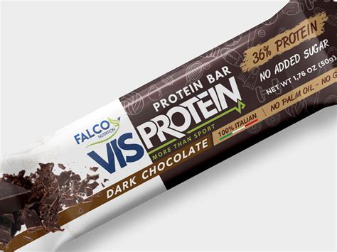 Vis Protein Barretta Proteica Cioccolato Fondente Falcofood