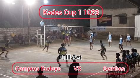 Compros Budoyo Vs Gembes Volly Antar Dusun Se Desa Masaran Kades Cup