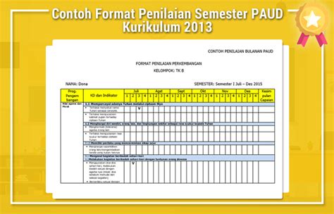 Format Penilaian Kurikulum Merdeka