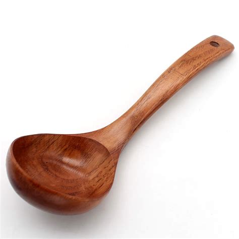 Chinese Style Handcrafted Wooden Wood Soup Spoon Amazon Co Uk Kitchen