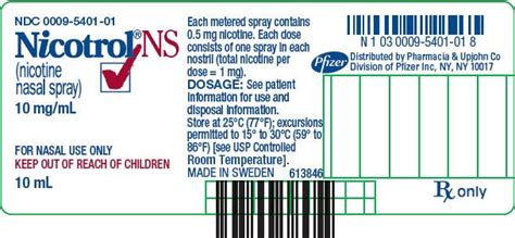 Nicotrol Ns Fda Prescribing Information Side Effects And Uses