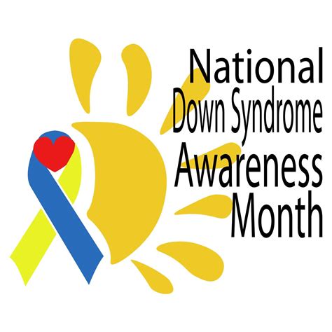 National Down Syndrome Awareness Month Medical Poster Banner Or Flyer