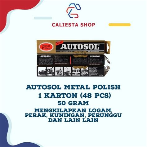 Jual Metal Polish Autosol Pembersih Logam Gram Karton Pcs