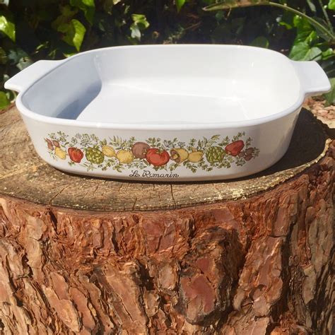 Vintage Corning Ware LE ROMARIN Casserole Dish Spice Of Life A 10 B