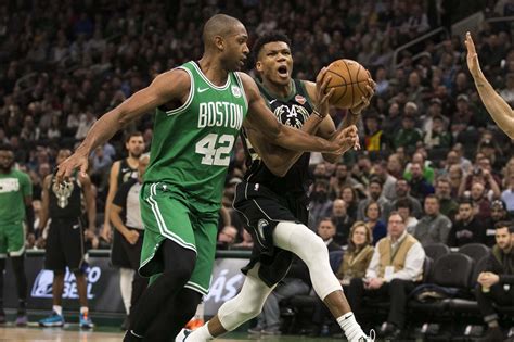 Celtics Al Horford Sure Looks Like Giannis Antetokounmpos Kryptonite