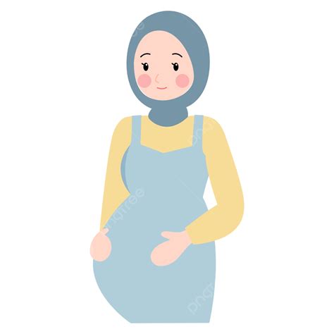 Black Pregnant Woman Clipart Transparent Png Hd Muslim Woman Pregnant