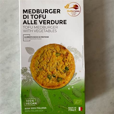 Mediterranea BioVeg Medburger Di Tofu Alle Verdure Review Abillion