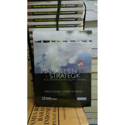 Jual Buku Manajemen Strategik Edisi 15 By Fred R David Shopee Indonesia