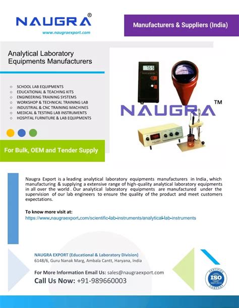 Ppt Analytical Laboratory Equipments Manufacturers Powerpoint Presentation Id11664857