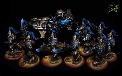 Warhammer 40K Adeptus Custodes in blue by MyVisionArt on DeviantArt