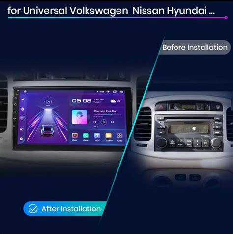 AUTORADIO ANDROID UNIVERSALE 4 64GB STEREO AUTO TOUCH 10 WIFI GPS