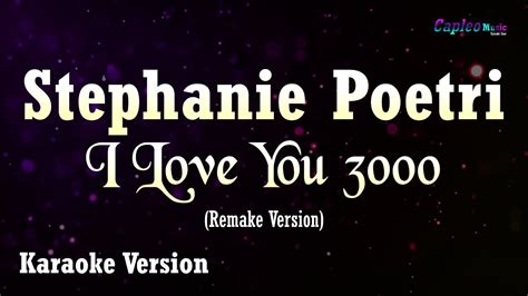 Stephanie Poetri I Love You 3000 Karaoke Version YouTube