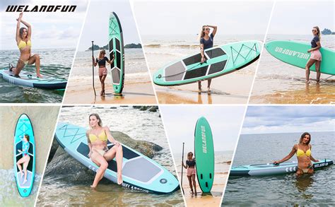 Welandfun Inflatable Stand Up Paddle Board Inchs Thick With Premium