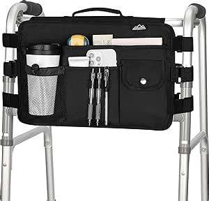 Supregear Double Side Walking Frame Bag Walker Basket With 9 Pockets