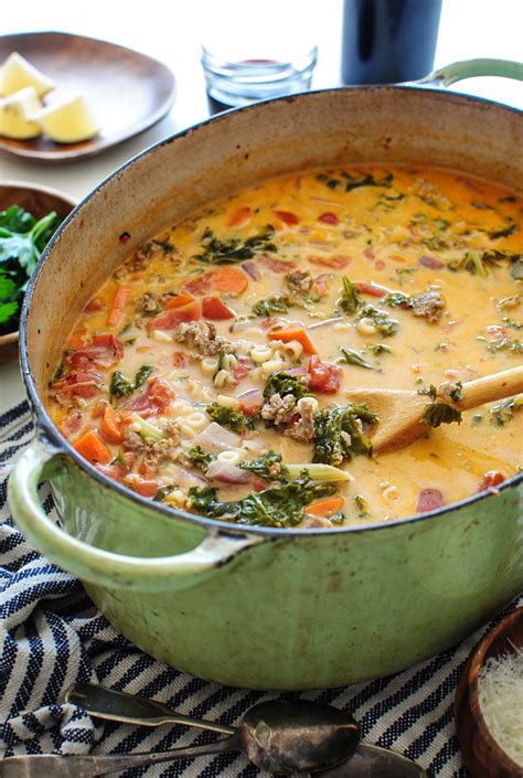 Creamy Sausage And Kale Soup Bev Cooks