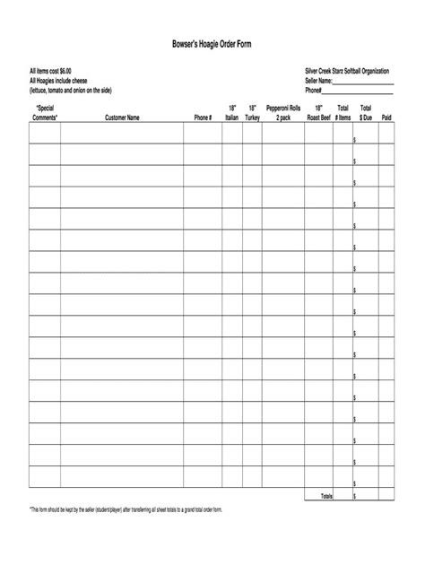 Uniform Order Form - Fill Online, Printable, Fillable, Blank pertaining ...