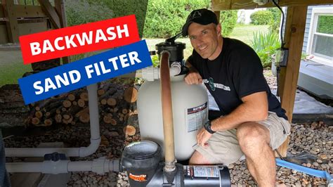 How To Backwash A Sand Filter On Your Pool Youtube