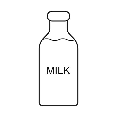 Premium Vector Milk Icon Vector