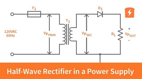 Half Wave Power Supply Schematic Diagram