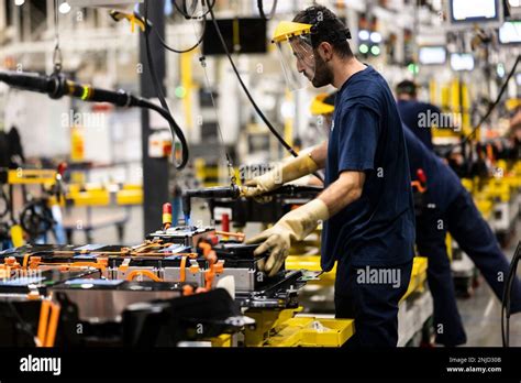 Several Employees At The Stellantis Automotive Plant In Figueruelas