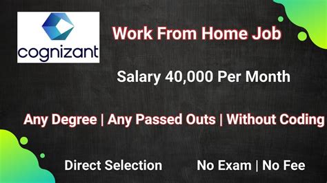 Cognizant Work From Home Job Any Degree Cognizant WFH Job