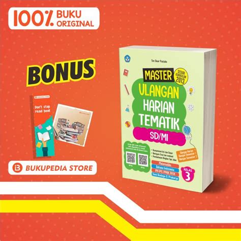 BUKU MASTER ULANGAN HARIAN TEMATIK KELAS 3 SD MI C KLIK MEDIA BONUS