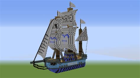 Marine Ship - One Piece Minecraft Map