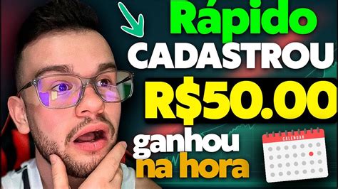 GANHE R 50 NO CADASTRO NA HORA NOVA PROMOÇÃO CADASTRE E GANHE APP