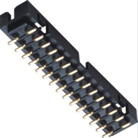 Mm Pitch Shortened Height Mm Gold Plated Pin Header Connector