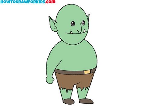 How To Draw An Ogre Easy Drawing Tutorial For Kids Ogre Easy