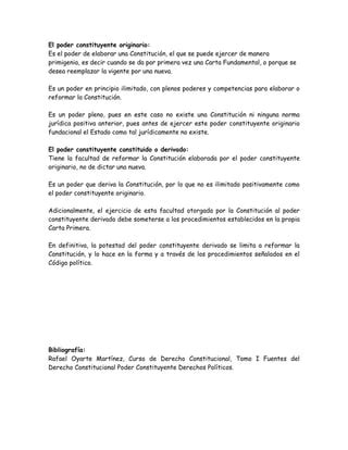 El Poder Constituyente Originario Pdf