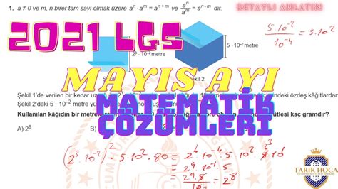 2021 Lgs Mayıs Ayı Örnek Matematik Soruları Ve Açıklamalı Çözümleri