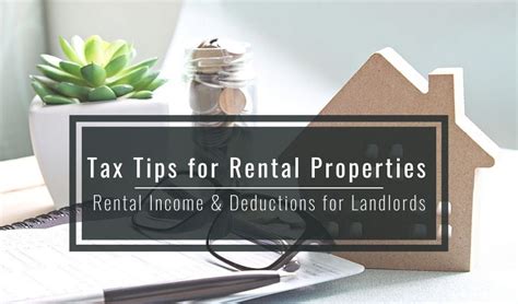 Tax Tips For Rental Properties Rental Income And Deductions For Landlords